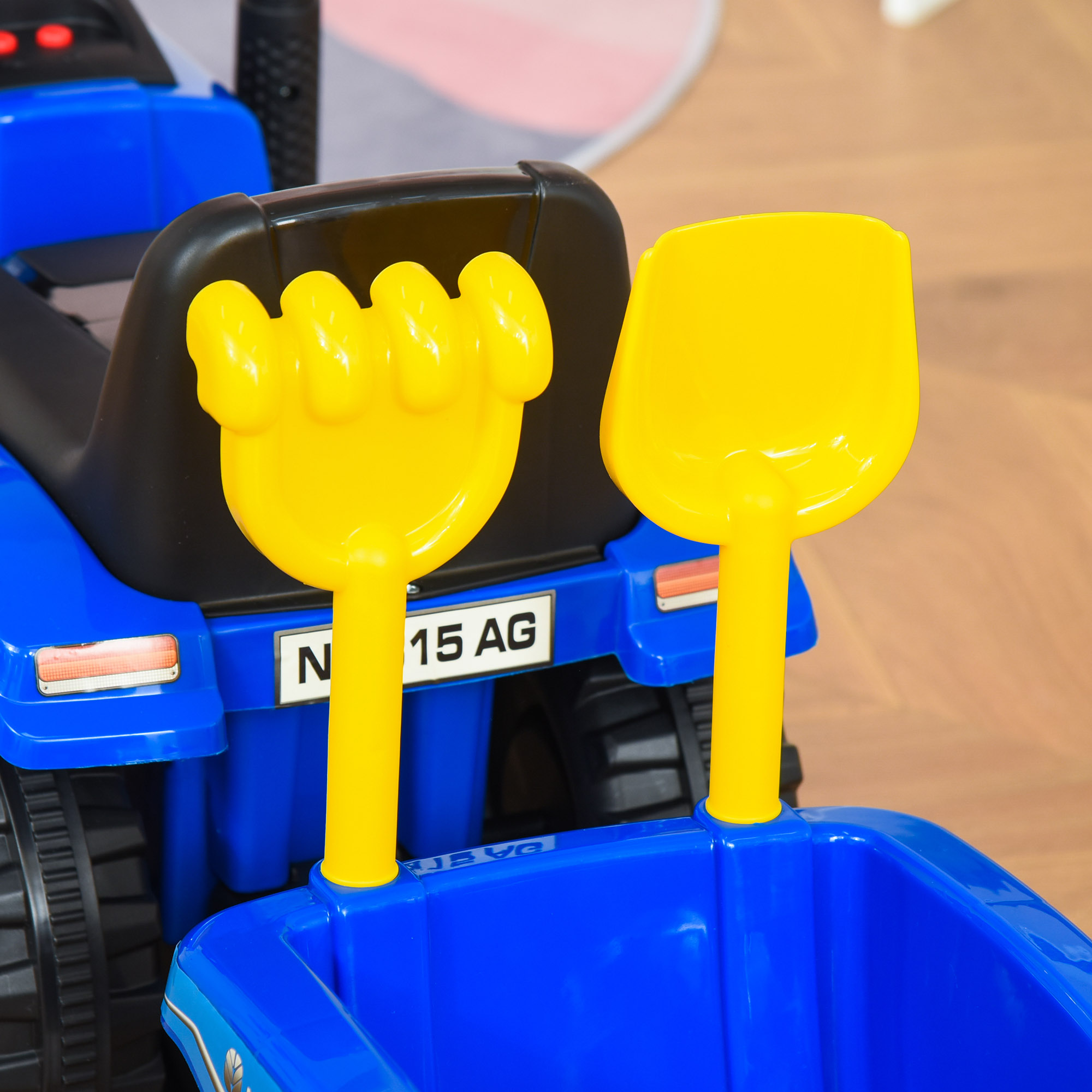 Children's Walker, Equipped With A Foot Operated Slider, Horn, And Storage — image 6