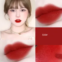 Lip Glaze, Velvet, Fogged Face, Easy To Use Lipstick And Colour Makeup For Students - Tomato Red - View 1