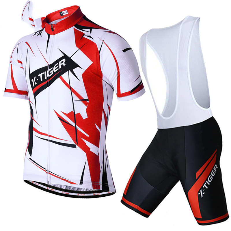 Short-sleeve Cycling Clothes Suspender Suit Men's Outdoor Cycling Fixture Bicycle Clothing