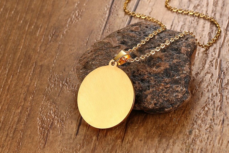 LGBT Six-color Rainbow Titanium Steel Pendant Necklace