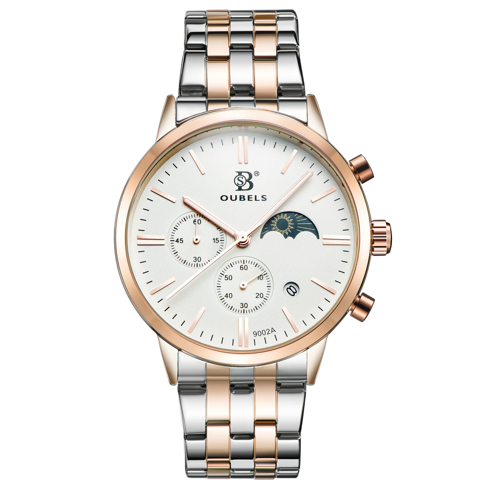 Men's Watch Ceramic Quartz Watch Korean Trend Diamond Fashion Waterproof Genuine Men's Watch