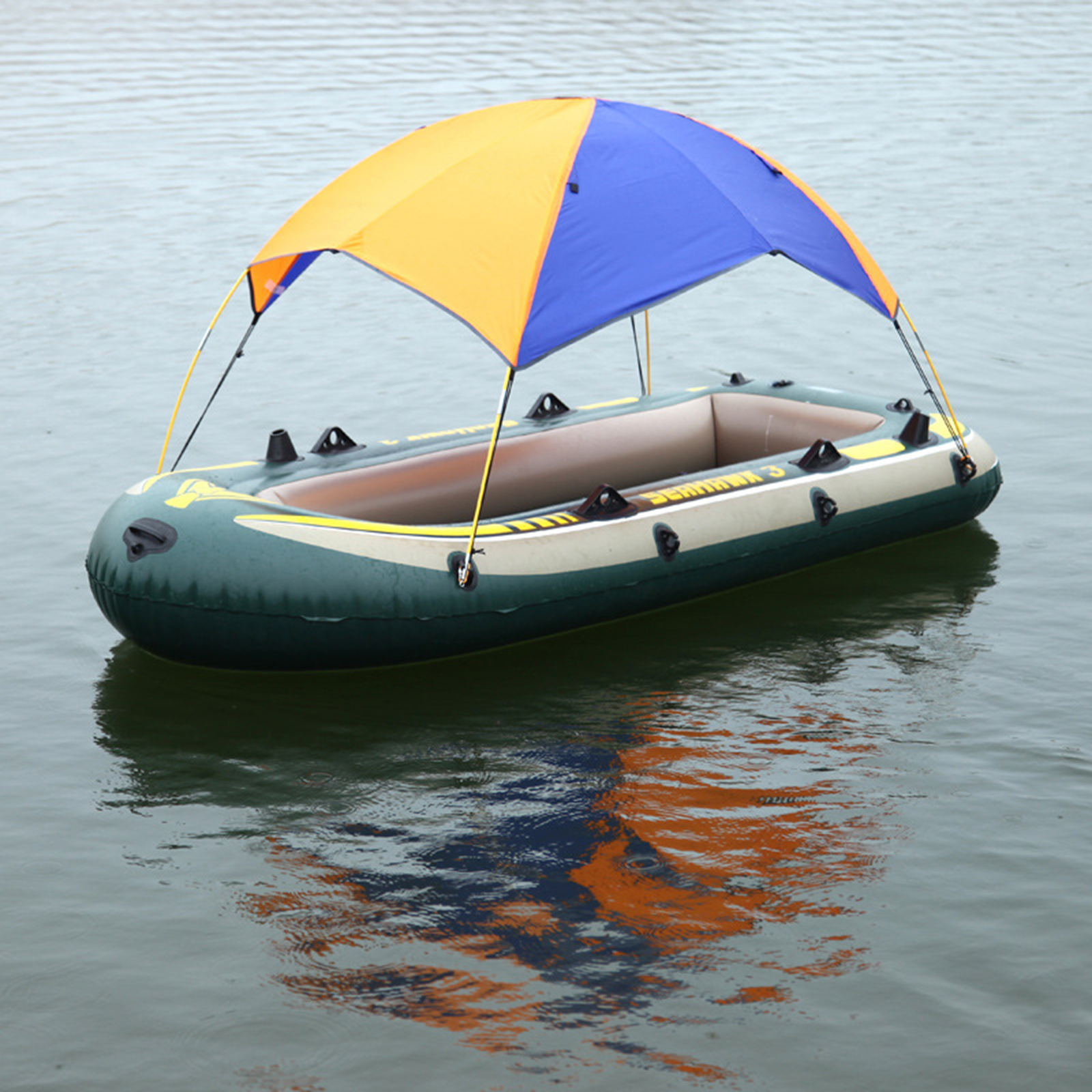 Inflatable Boat Kayak Canopy Awning Sun Shade Shelter Waterproof Tent