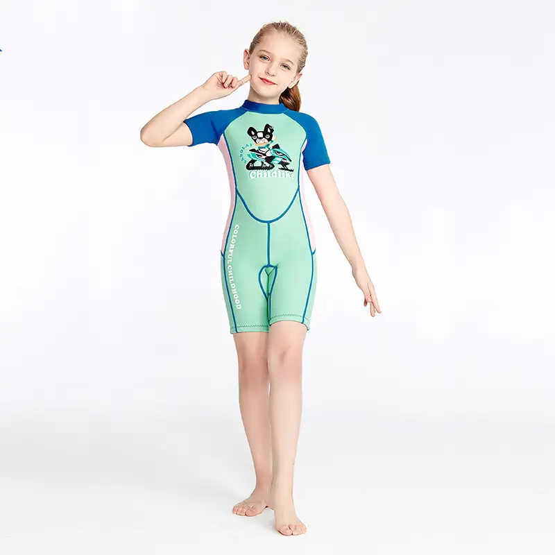 One-piece Swimsuit Girls Keep Warm