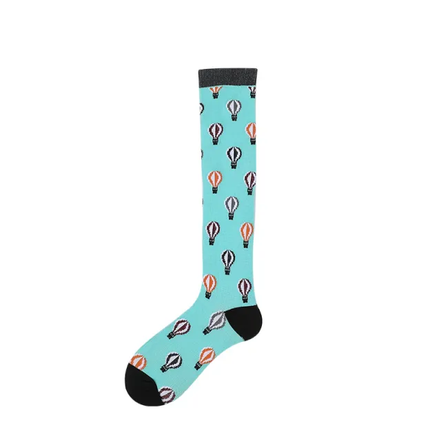 Autumn And Winter New Men's And Women's Tube Socks Hot Air Balloon Sm - Shop at LoveMi