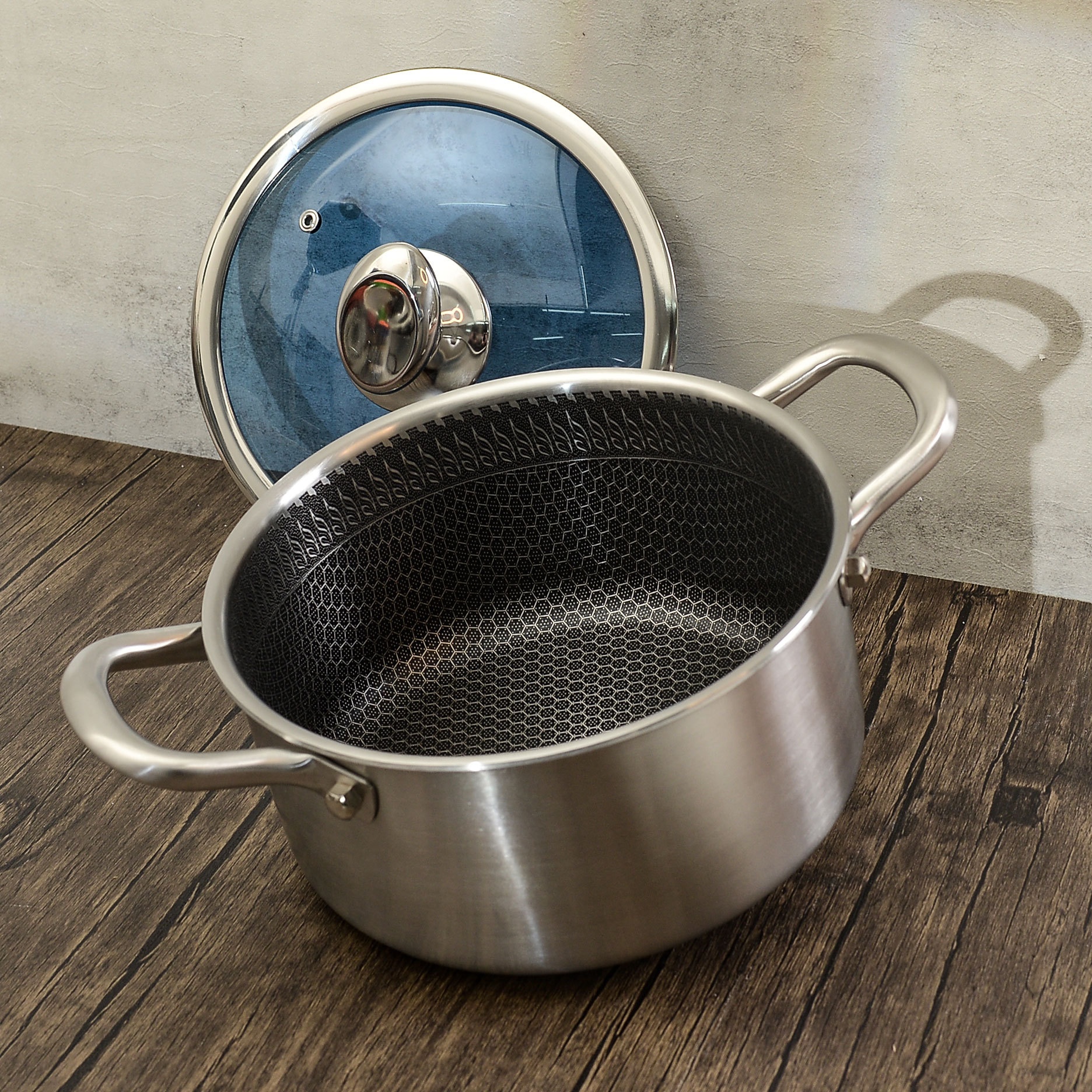 BEYONDARY Stainless Steel Non-Stick Soup Pot