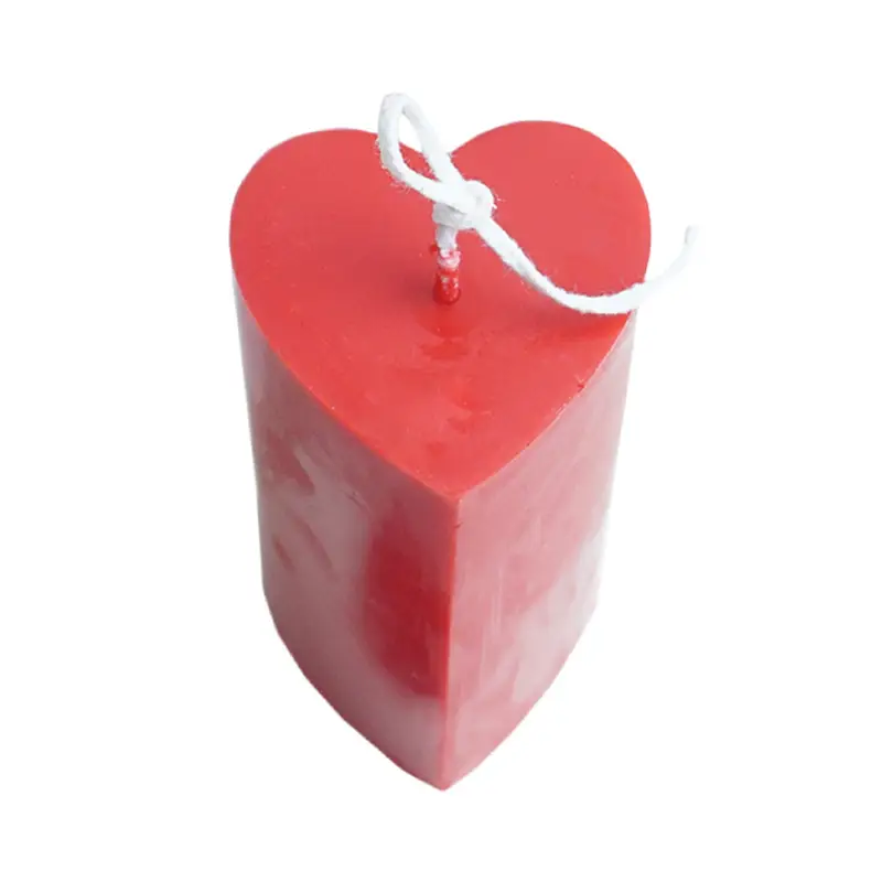 Love Columnar Heart-shaped Aromatherapy Candle Mold Nordic Style Home Decoration Soybean Wax Plastic Mold