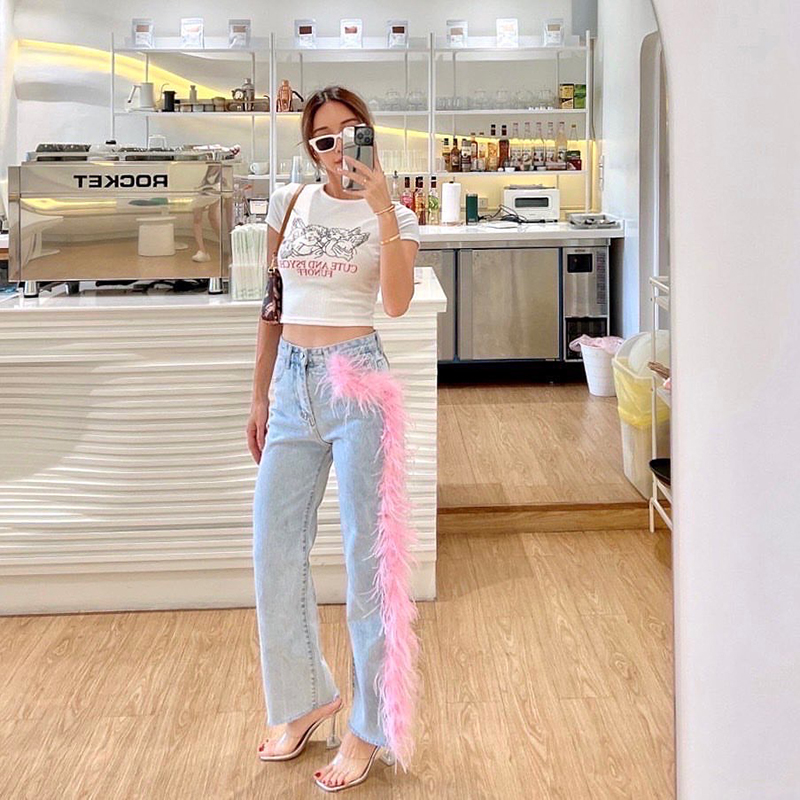 Women's Fashion Straight Wide Leg Pants