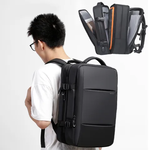 Foldable Large Capacity Business Backpack Men's Travel Bag Waterproof