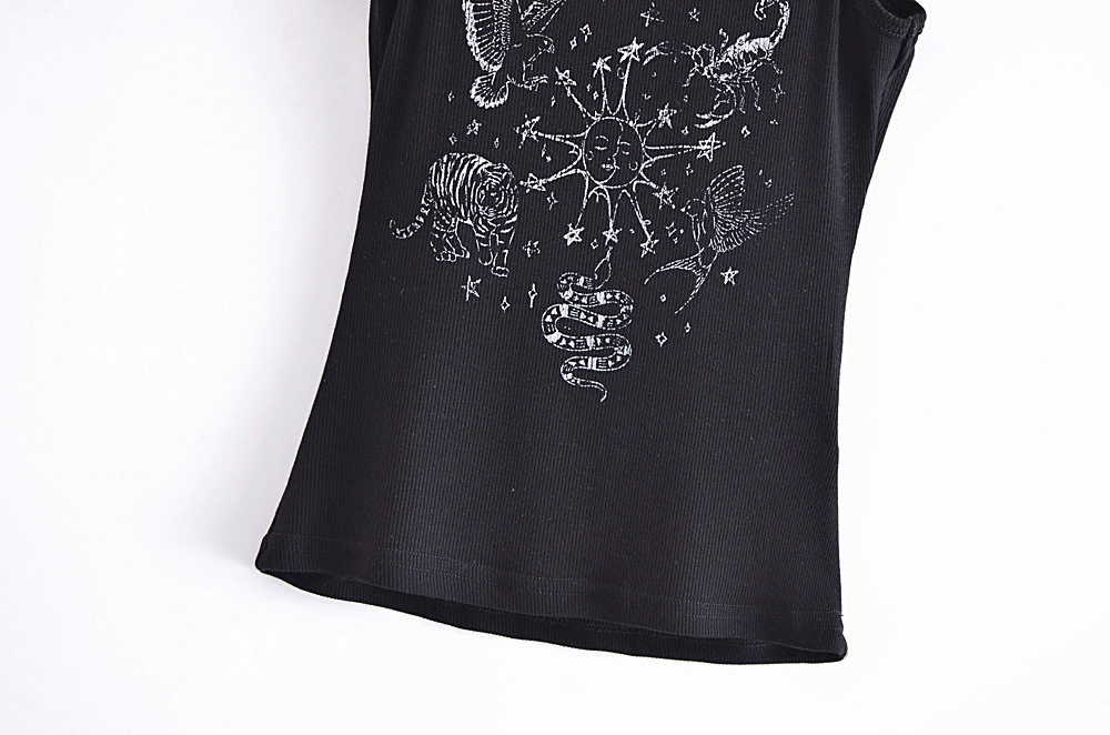 Title 3, Sleeveless Totem Print High Stretch Thread Tank...