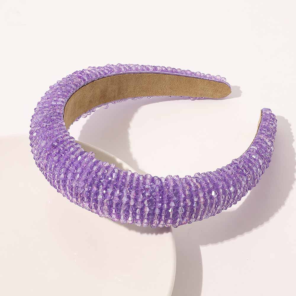 Women's Wide Brim Baroque Crystal Headband