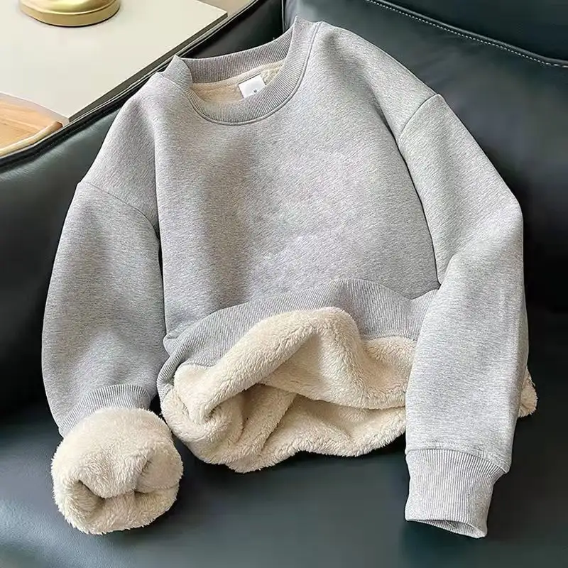 Lamb Cashmere Sweater Men's Winter Warm Bottoming Shirt