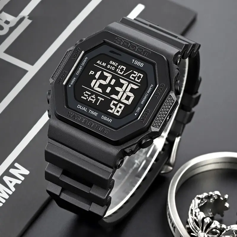 Outdoor Electronic Watch Men's Multifunctional Waterproof