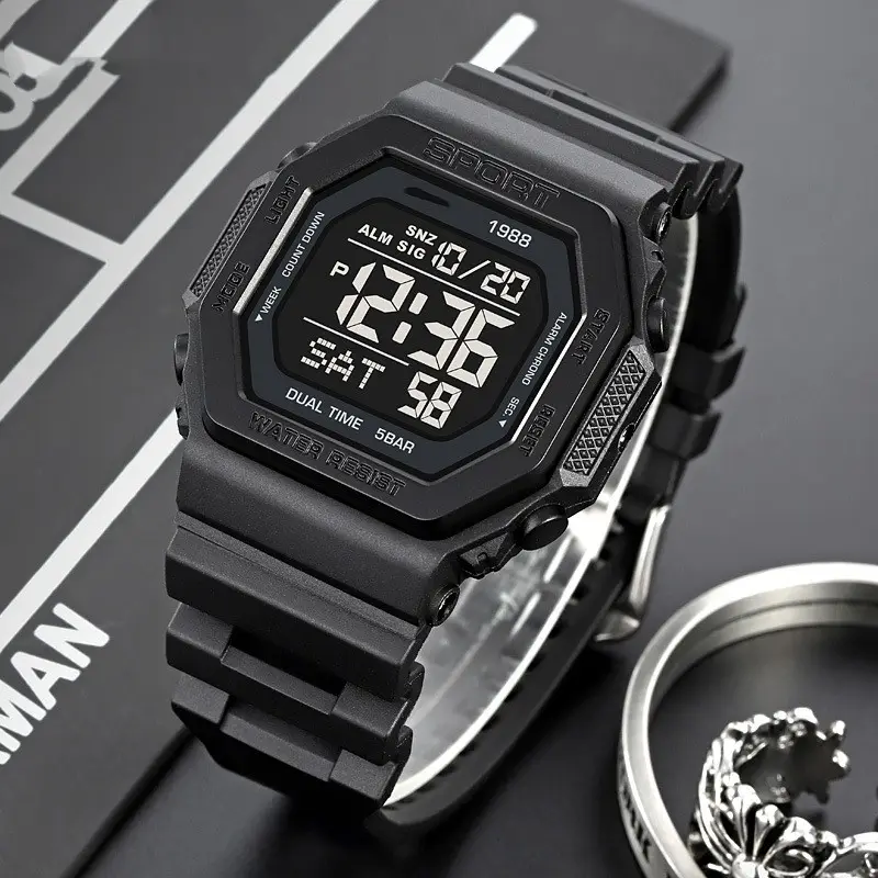 Outdoor Electronic Watch Men's Multifunctional Waterproof