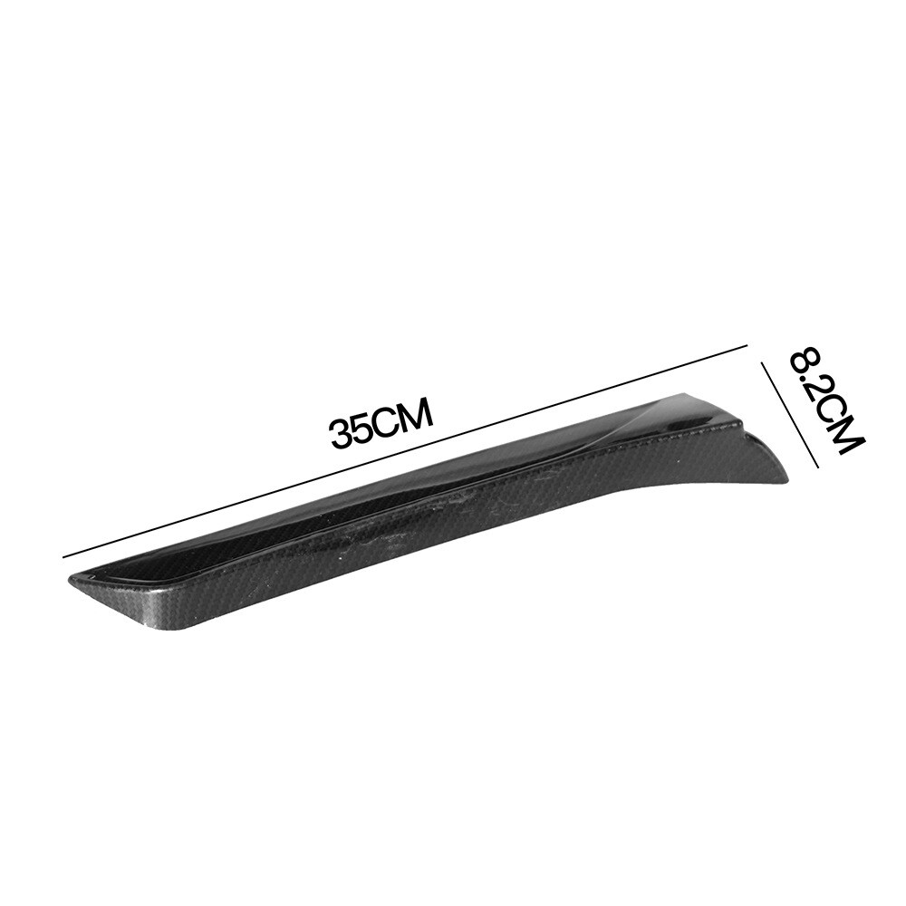 Black Carbon Fiber Rear Side Spoiler Wing Kit For Seat FR MK3 MK3.5 -21 — image 2