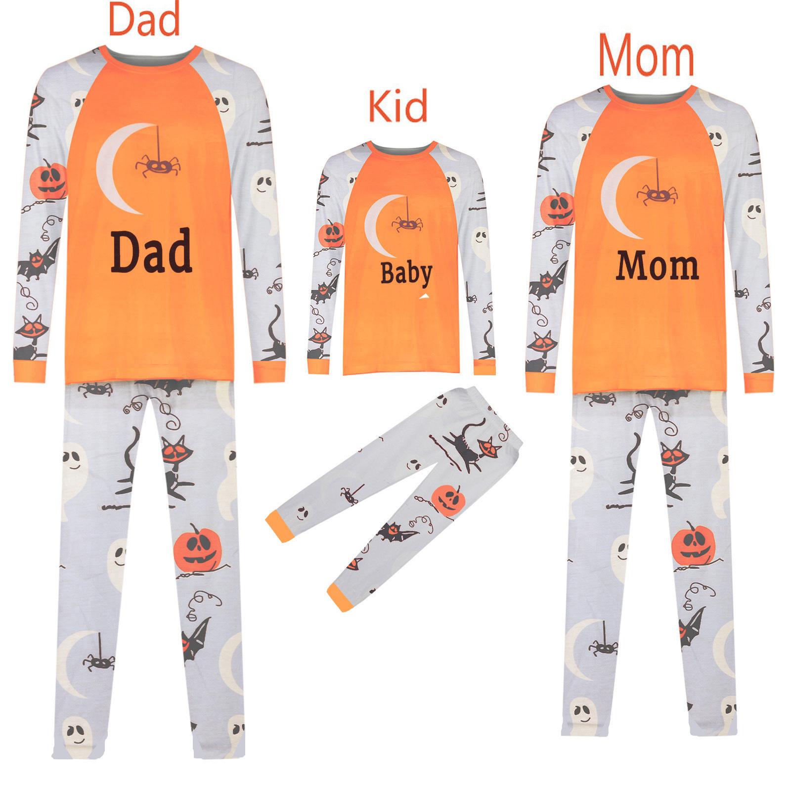 Title 3, Fashion Personality Halloween Printed Parent-ch...