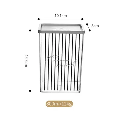 Grocery Tank Kitchen Creative Tea Storage Box 800Ml Stripes - Shop at LoveMi