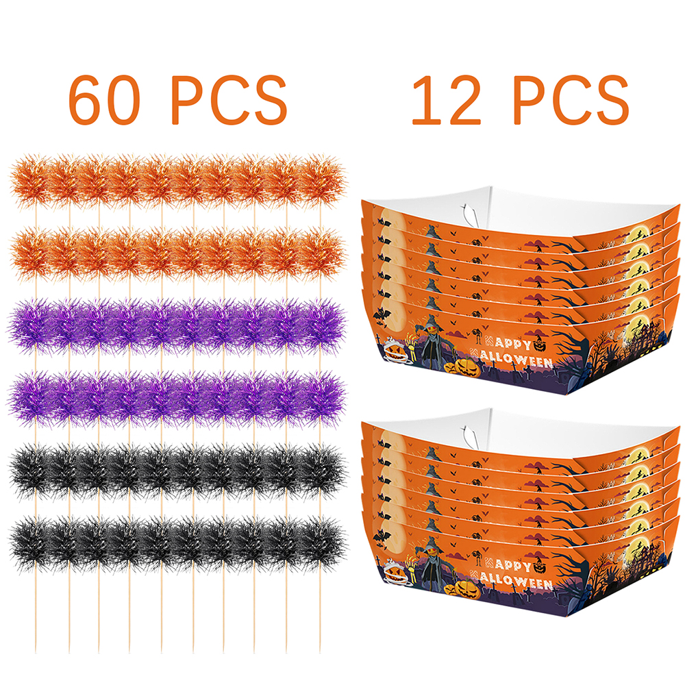 72 Pcs Halloween Party Set