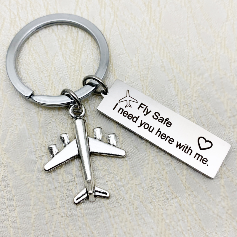 Drive Well Couple Gift Airplane Accessory Pendant