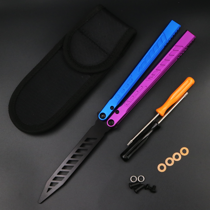 Blue purple handle BK