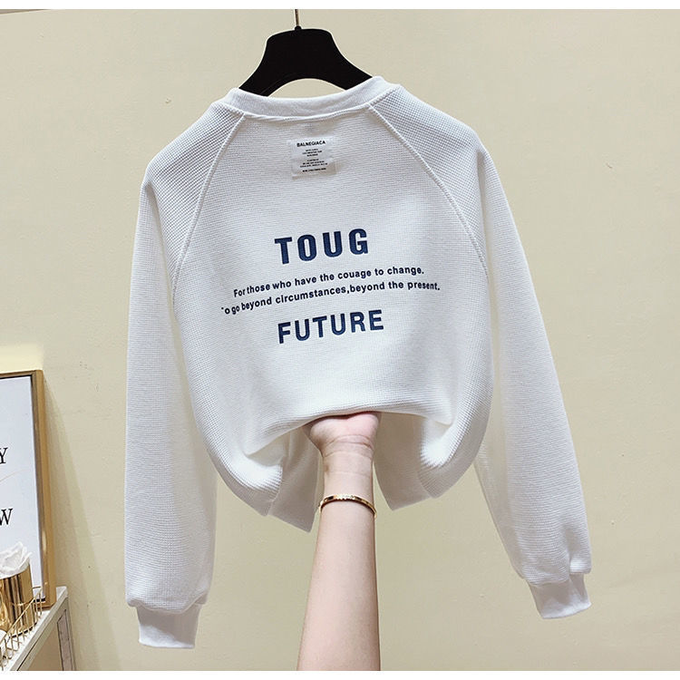 Title 19, Womens Letter Printed Sports Casual Sweater Se...