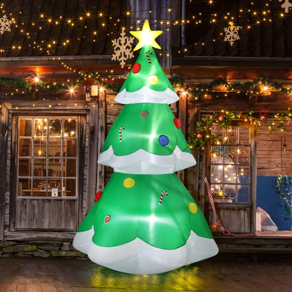 6.9ft Christmas Tree With 4 LED Light