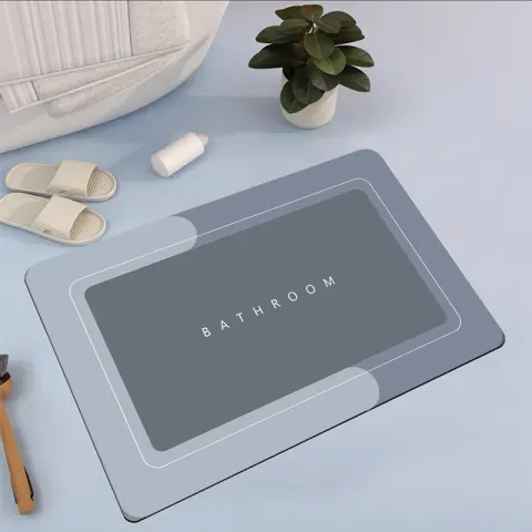 Bathroom Absorbent and Quick-drying Floor Mat