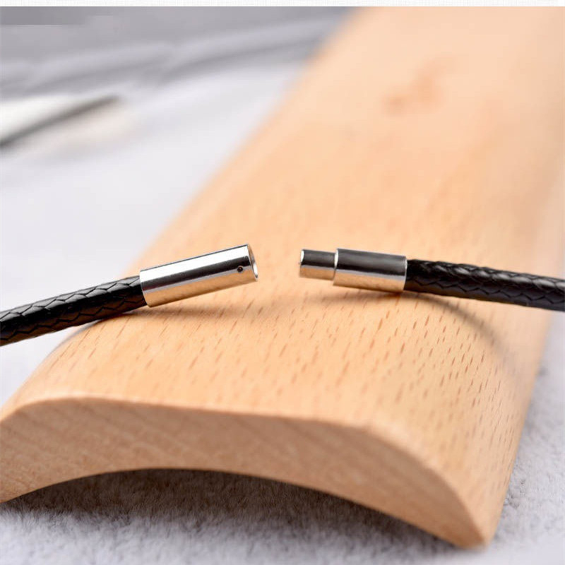 Creative Simple Leather Rope Braided Necklace