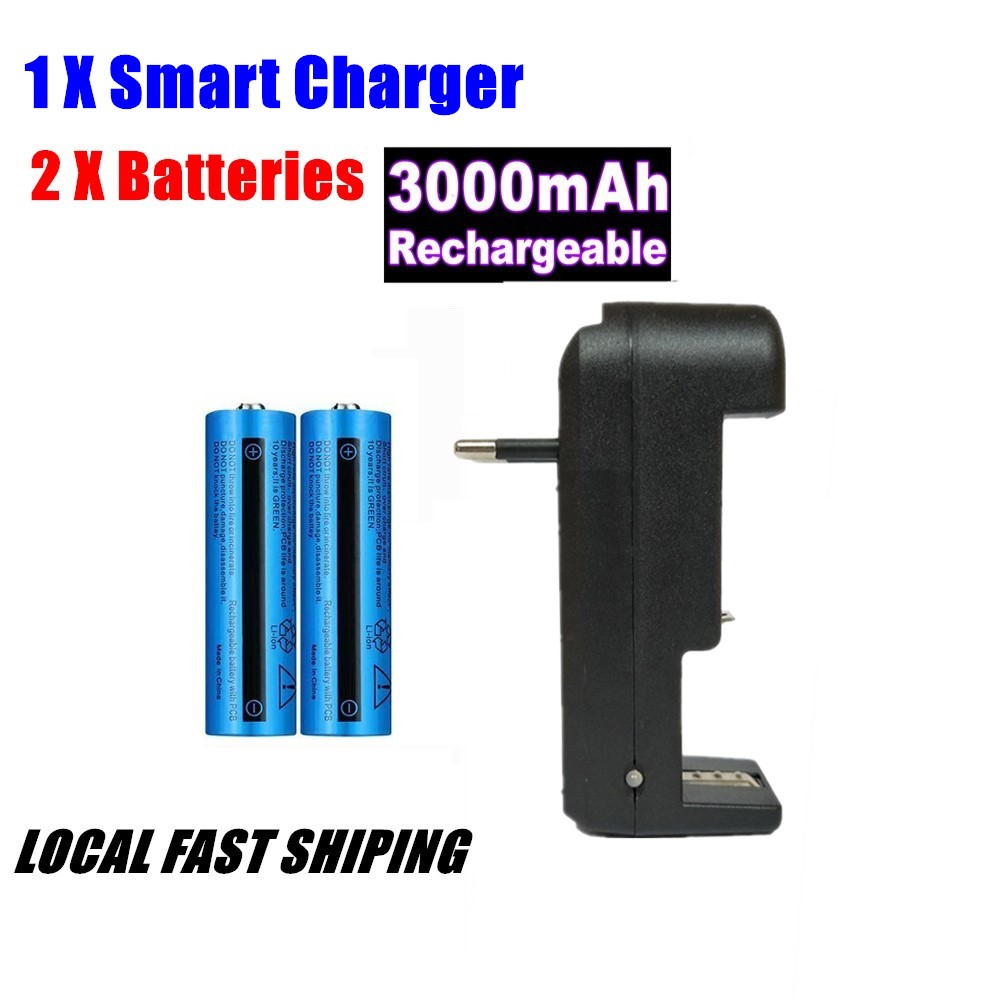 Battery Charger With Li-ion Batteries 3.7V 3000mAh