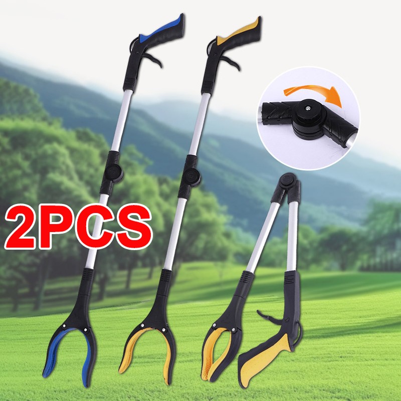 2pcs Heavy Duty Grabber Tool Pick Up Stick Hand Grip