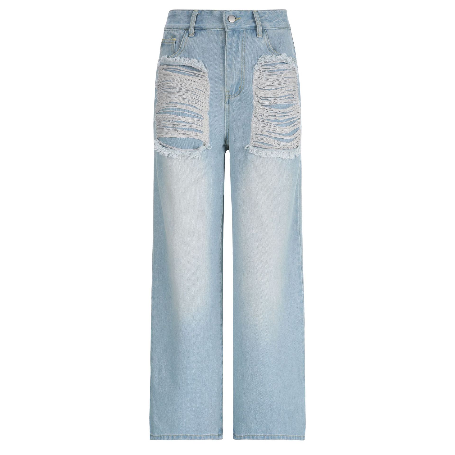 Title 11, Modische zerrissene Denim-Hose für Damen