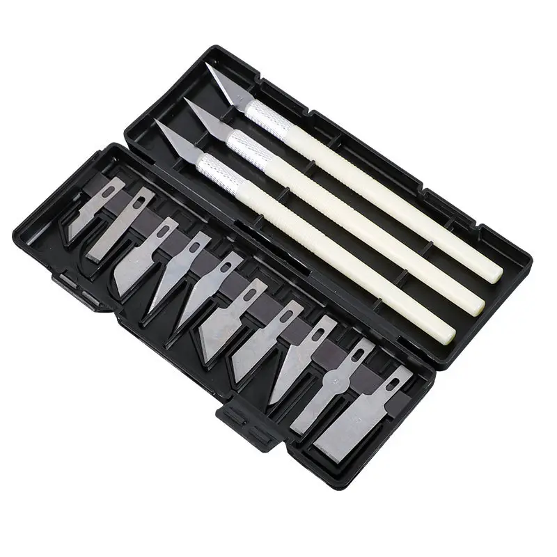 13 Pieces of Carving Knives Combination Set of Paper-cutting
