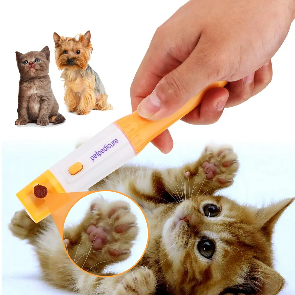 Nail Trimmer Cat Claw Scissors Electric Pet Grinder Professional