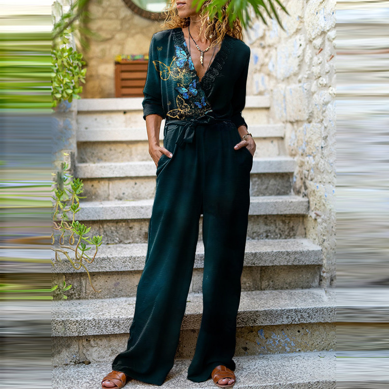 New Style Long-sleeved Cotton For Home Outing And Leisure