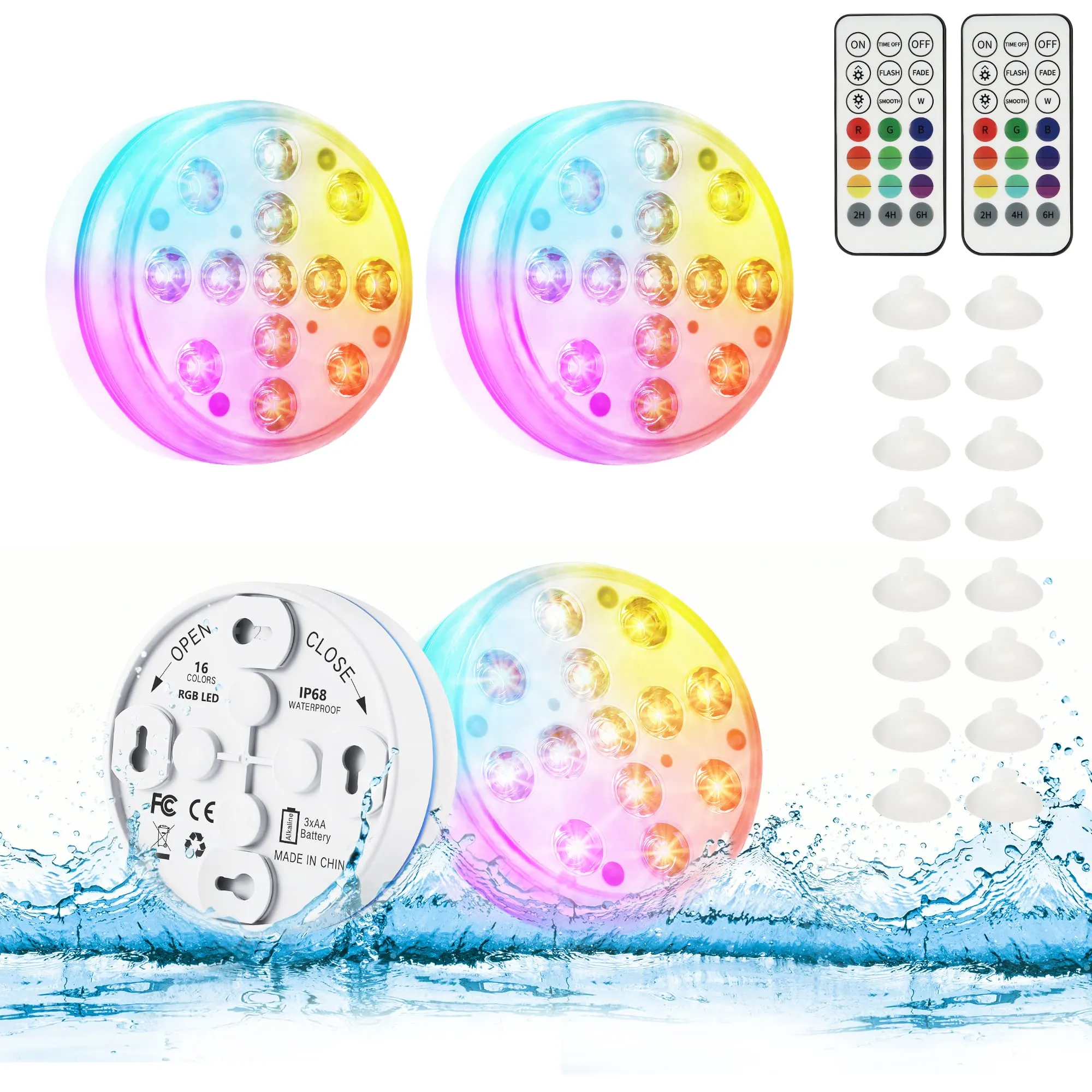 Color Changing Remote Control Diving Light – image 3
