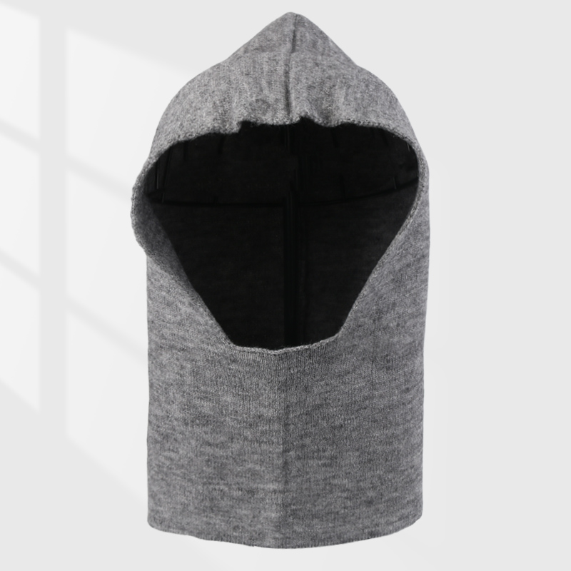 Winter Knitted Fake Hat With Collar Inside