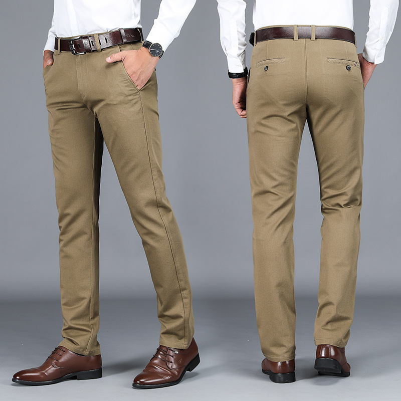 Title 3, Neue Herren Business Casual Hose Gerade Beine E...