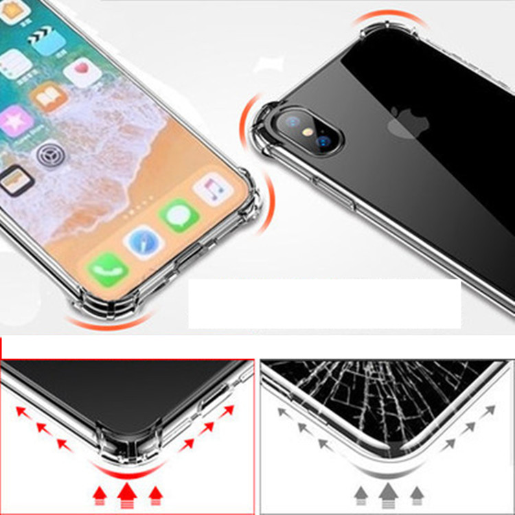 Mobile Phone Case Silicone Soft Shell Airbag Anti-fall Transparent - Image 3