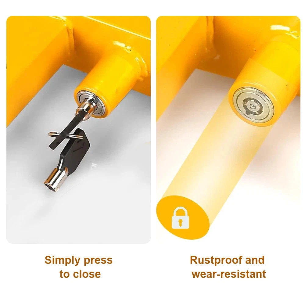 Heavy Duty Security Wheel Clamp Clamps Locks For Caravan Car Van Trailer Lock UK — image 5