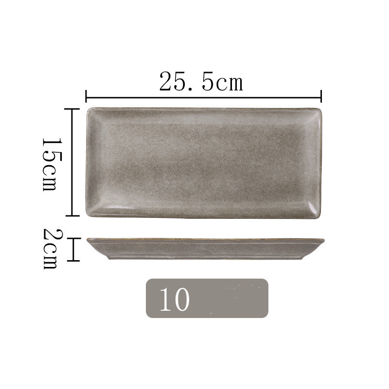 Stone grain 10inch rectangul