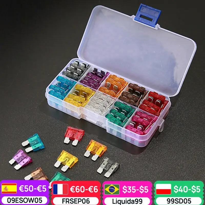 Car Medium-sized Plug-in Set Boxed Fuse
