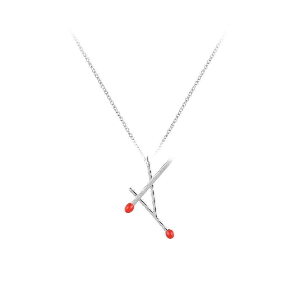 Drop Oil Match Pendant Personalized Trendy Necklace