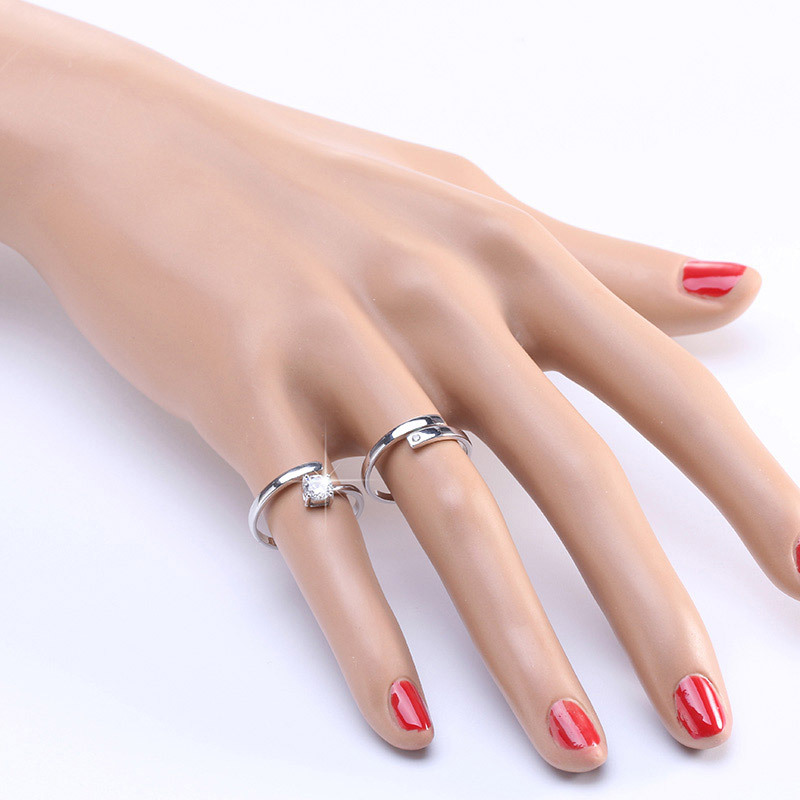 S925 Sterling Silver Ring Couple Fashion
