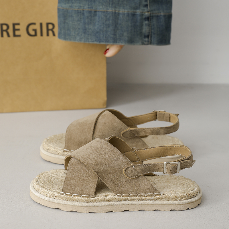 Suede Espadrille Slingback Sandals, picture 2 of 6