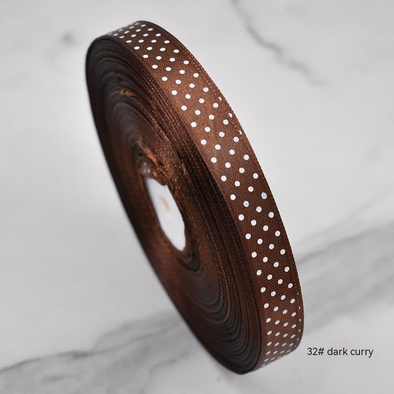 Handmade Bow Polka Dot Ribbon — foto 33