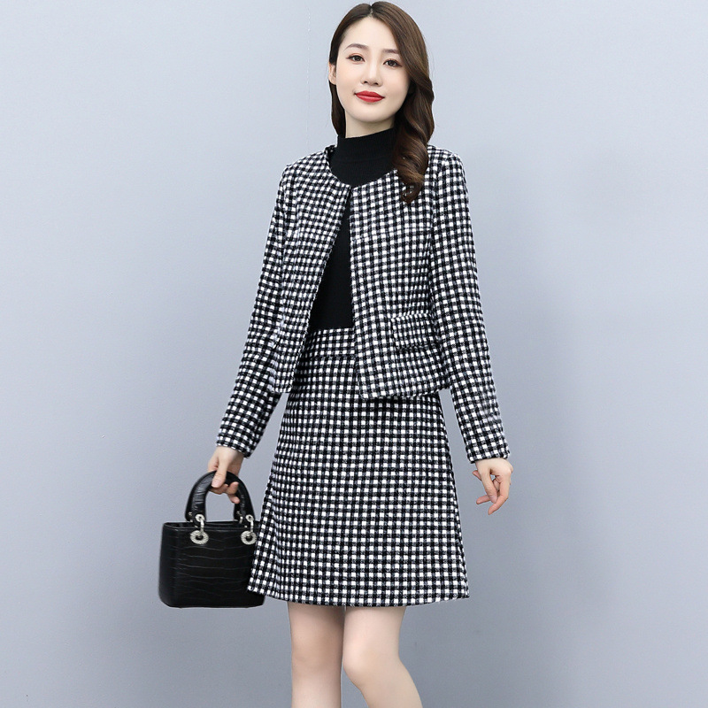 Temperament Goddess Fan High-end Suit Skirt
