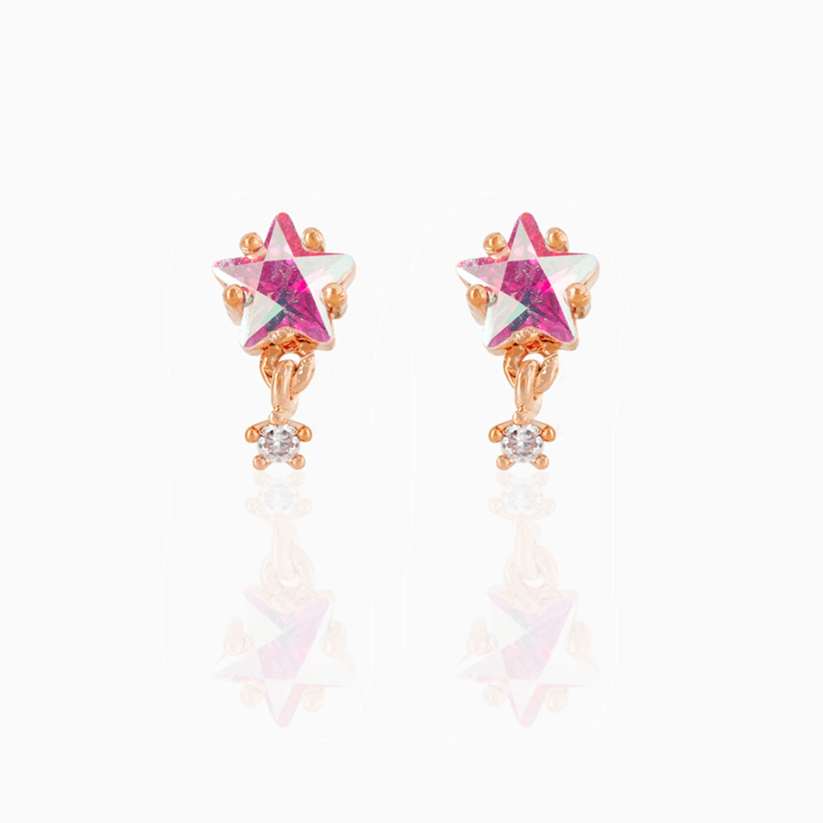 Title 3, New Unicorn Heart Zircon Earrings For Women