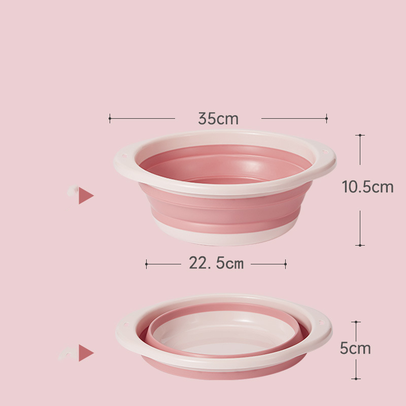 Title 3, Silicone Folding Washbasin Stand For Children