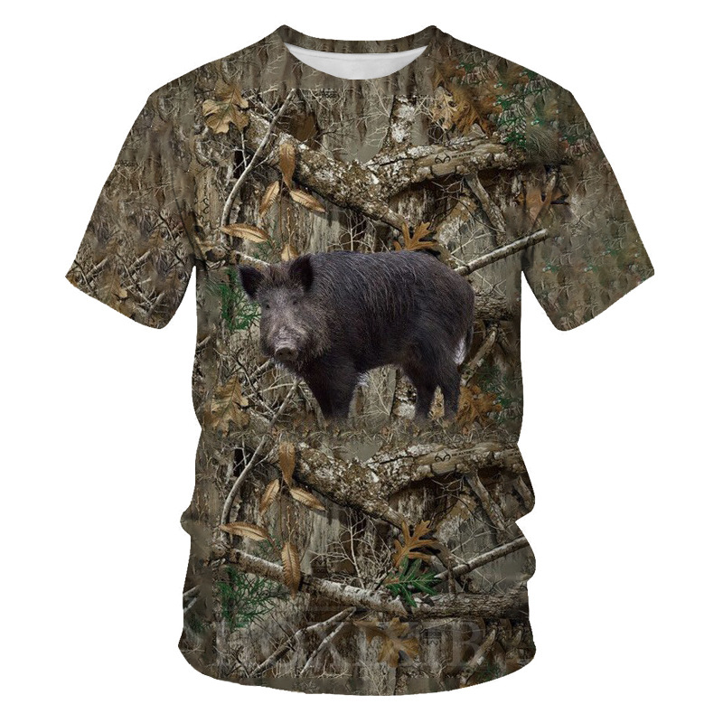 Title 5, Mens Outdoor Jungle Camouflage Animal T-shirt ...