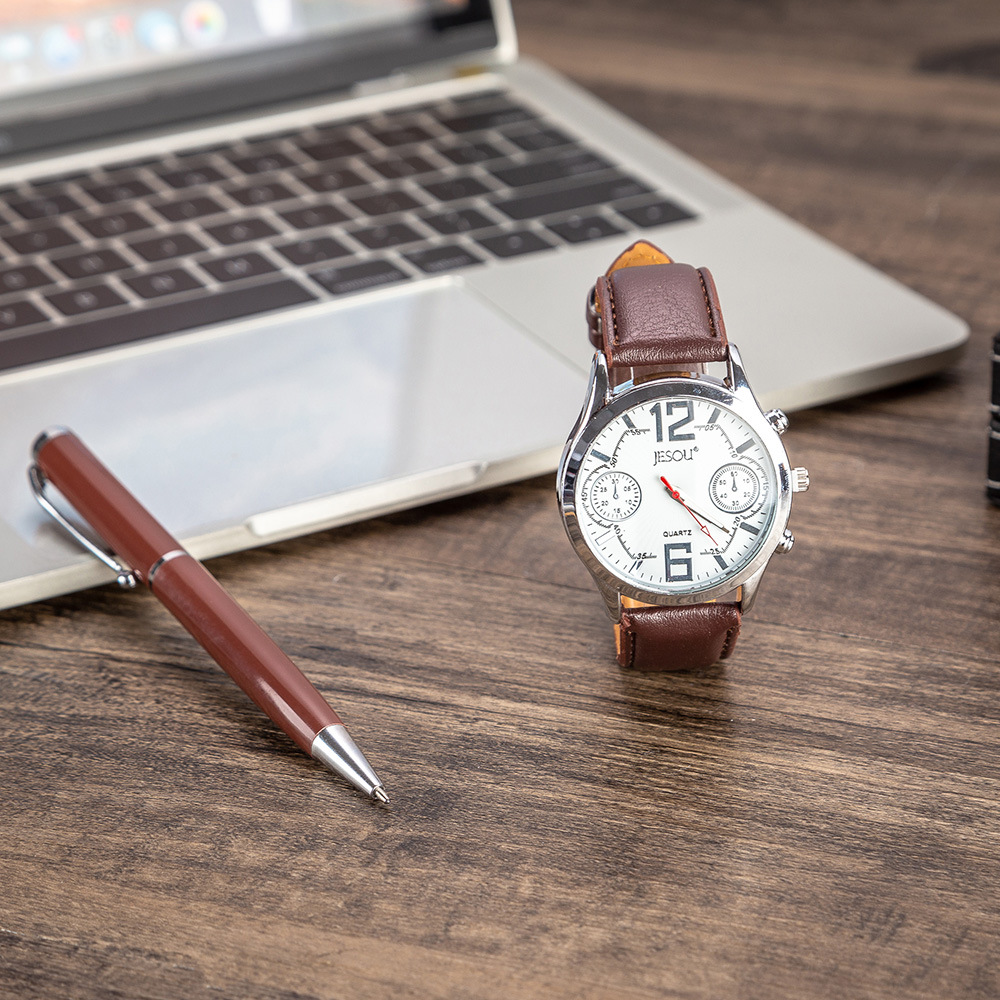 Men's Gift Set Beautifully Wrapped Watch And Pen Case