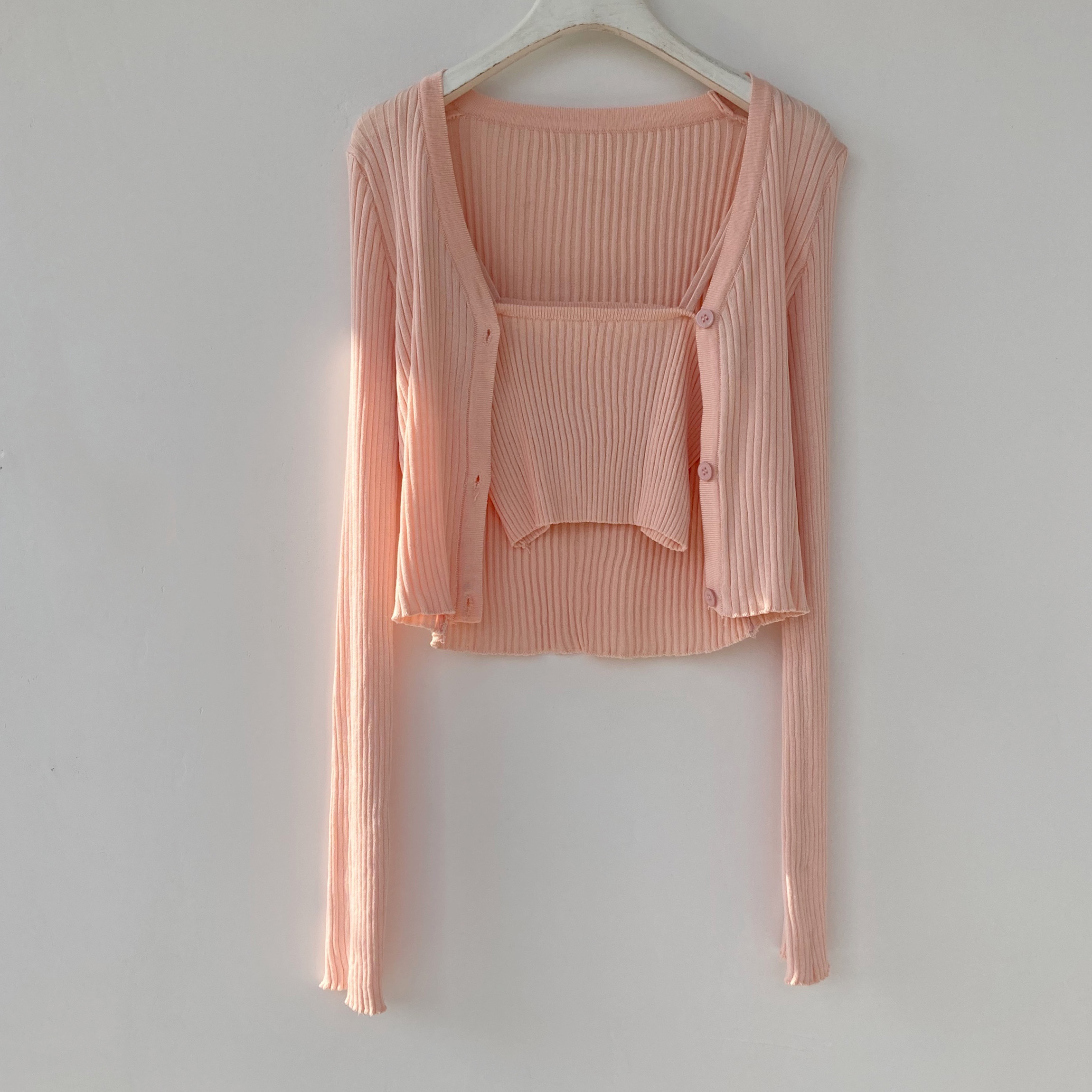 Girl Loose Lazy College Style Cardigan Coat - Image 34